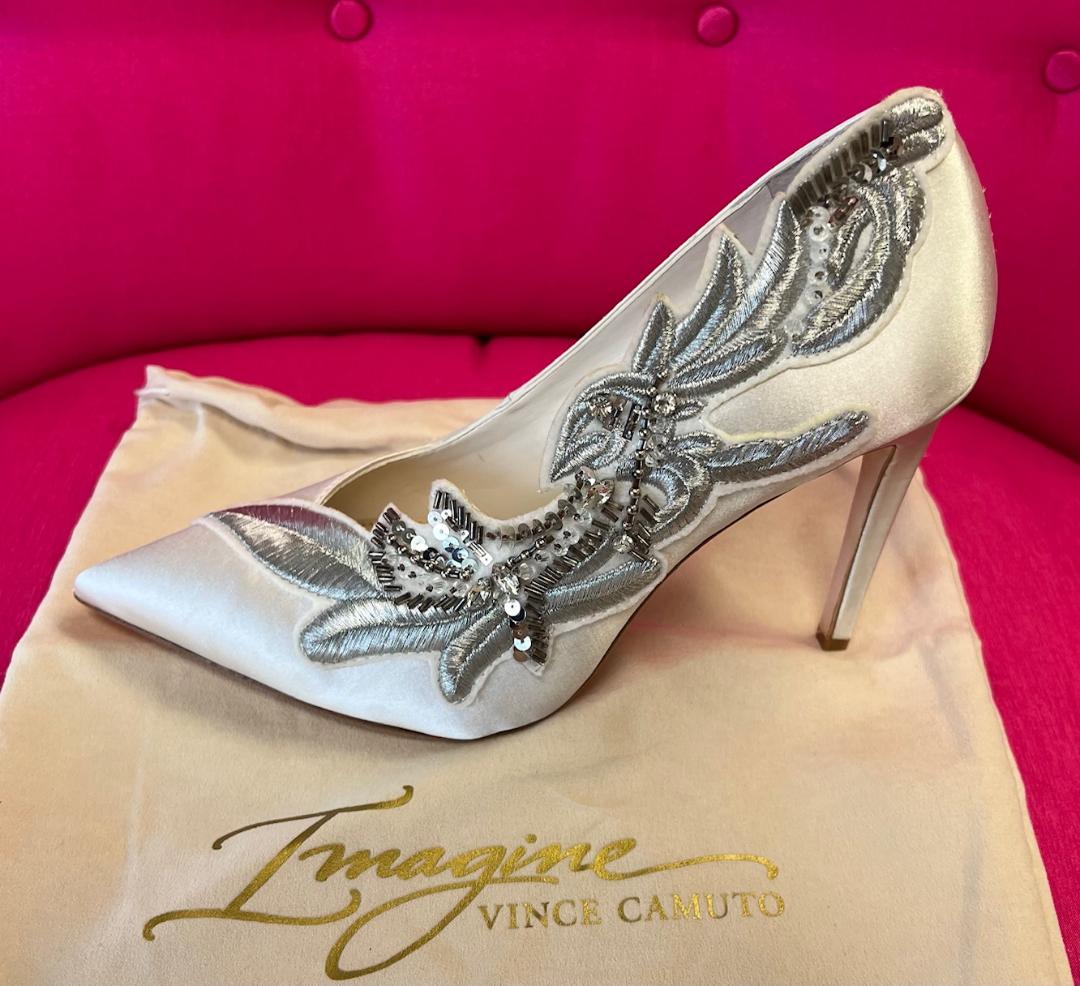 Custom Vince Camuto Bridal Shoes